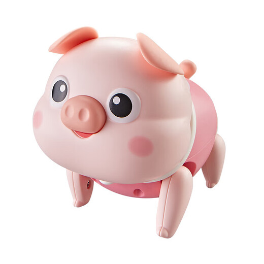 The same style as Douyin on June 1st Douyin, electric pig shines 61 Music Children's Day toy night market [USB version] 10 songs of electric leash puppy