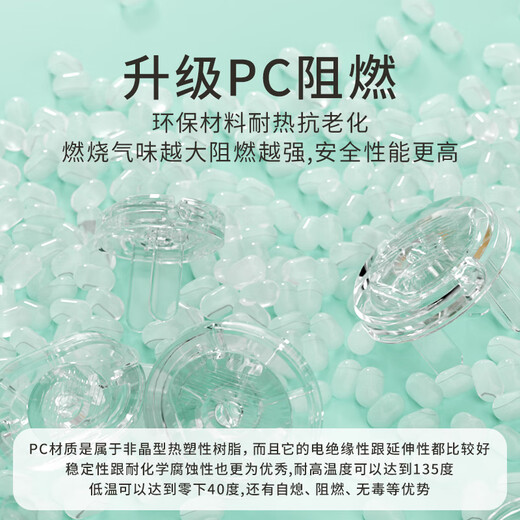 DEATKN German children's anti-shock socket protective cover baby plug jack safety plug plug plate switch power supply protection 12 pieces_transparent upgraded pc flame retardant_high temperature resistance and safer rotation lock