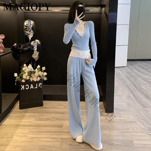 Magiopy International Luxury Brand haut de gamme Sulfate de cuivre Dressfate de mode décontracté Ensemble de la série de sel de printemps pour femmes 2025 SELTS LEIL-TIFIÉS TICHES SET S (100jin [Jin est égal à 0,5 kg]))