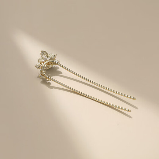 Chimera (CHIMERA) Star Flower Language Oil-dropping flower U-shaped hairpin hairpin on the back of the head ball hairpin girl birthday gift