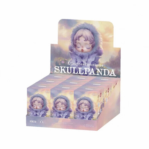 POP MART (POP MART) brand new authentic SKULLPANDA vinyl face plush pendant SP series blind box trendy toy gift 9 non-duplicate new plastic-sealed end box probability hidden