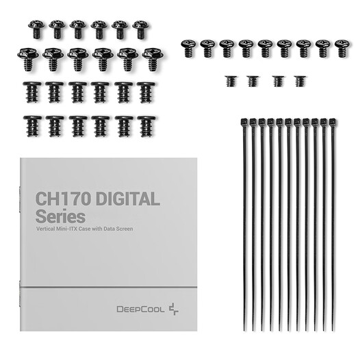 九州风神（DEEPCOOL）CH170 ITX电脑机箱（多功能数显底座/172mm风冷/长显卡/140mm以内电源/Type-C）