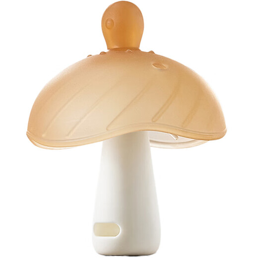 Teething gum baby anti-eating hand small month old mushroom molar stick to comfort baby teething period 3 months 6 can be boiled antibacterial type nano silver small mushroom (daily use)