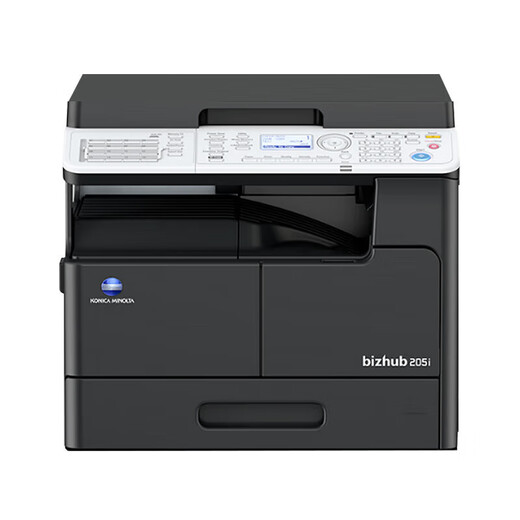 柯尼卡美能达 KONICAMINOLTAbizhub205i/215i/225i a3打印机复印一体机黑白复合机网络扫描（6180en升级 支持 225i主机+盖板+工作底柜