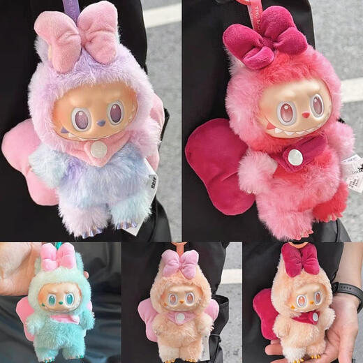 泡泡玛特前方高能三代拉布布衣服幸运labubu3.0娃衣 一代三代着替 紫色蝴蝶仙子裙2件套+白公主鞋+ 仅娃衣不含公仔适合一代三代拉
