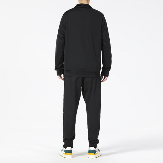 阿迪达斯 （adidas）男子秋冬运动套装 健身训练舒适透气立领夹克外套跑步休闲长裤 H46101+GK9226/简约时尚 L