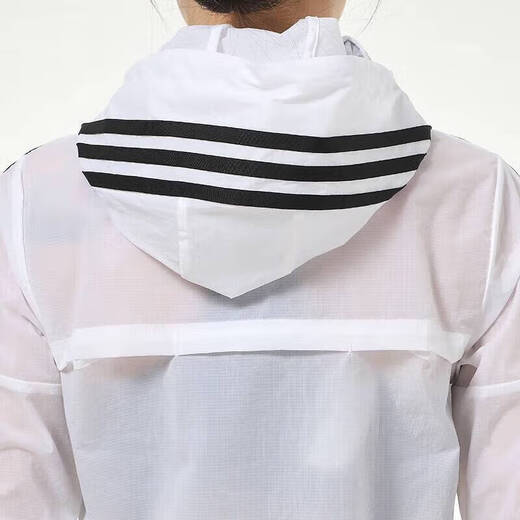阿迪达斯 （adidas）官方舰店女装 新款运动服休闲连帽外套透气梭织防风夹克上衣 GQ0564-商场同款 S