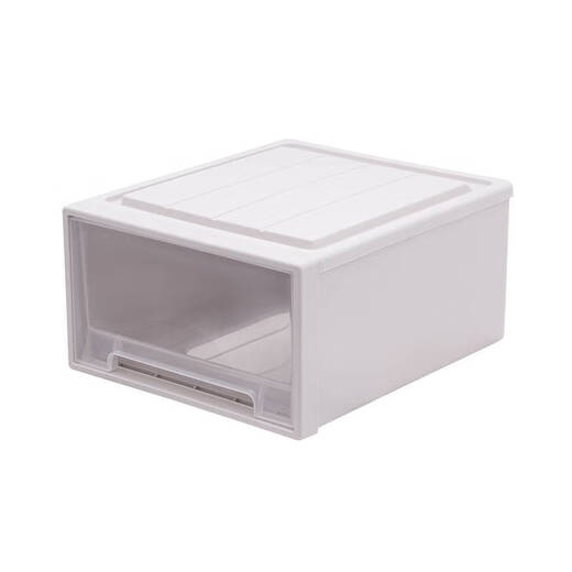 Schublade Aufbewahrungsbox Kunststoff Haushalt transparent Finishing Box Kleiderschrank Schlaflocken Schlafloch Kleidung Kleidung Aufbewahrungsschrank D3523 Tiefe 47* Breite 35* Höhe 23 cm transparent ein Stück