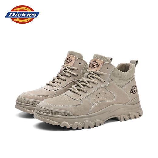 Dickies Martin Boots Herrenstiefel Herbst Trendy Trendy vielseitige Outdoor -Stiefel Herrenarbeitsstiefel dicker Sohle erhöhte lässige Männerschuhe Wanderschuhe Khaki 39 [eine Größe größer, geeignet für Sportschuhe 40]