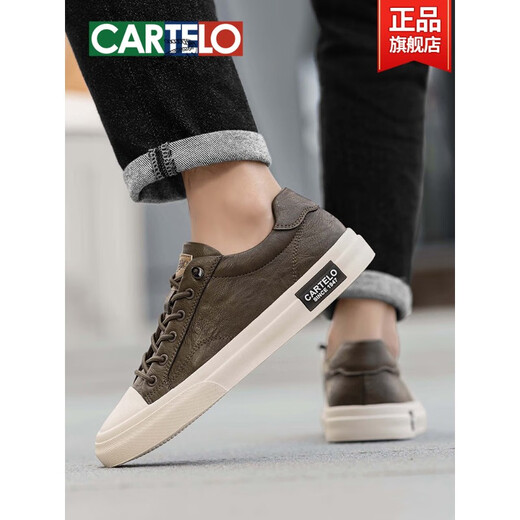 Katiles Crocodile Chaussures pour hommes décontractées Chaussures en cuir masculin Chaussures de sport pour hommes Chaussures en cuir authentiques Gleant Bleu Ice-7374-quatre saisons 40 Taille de chaussures de sport standard