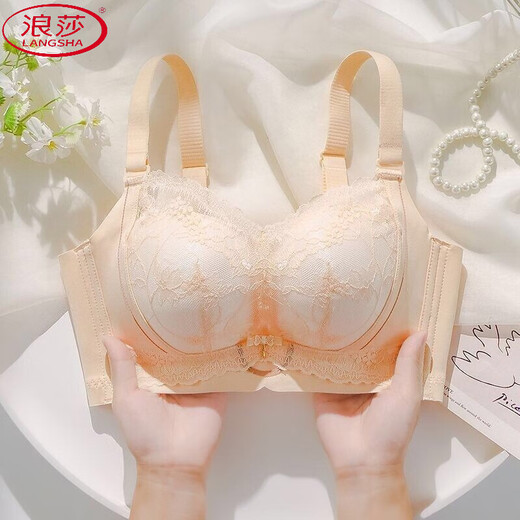 El nuevo producto de Langsha Julong Buray Brazal para mujeres con senos pequeños recolectados y extra gruesos, cofres planos, chaleco especial de sujetador para mujeres transpirables, elegantes tono de piel 75a 34b