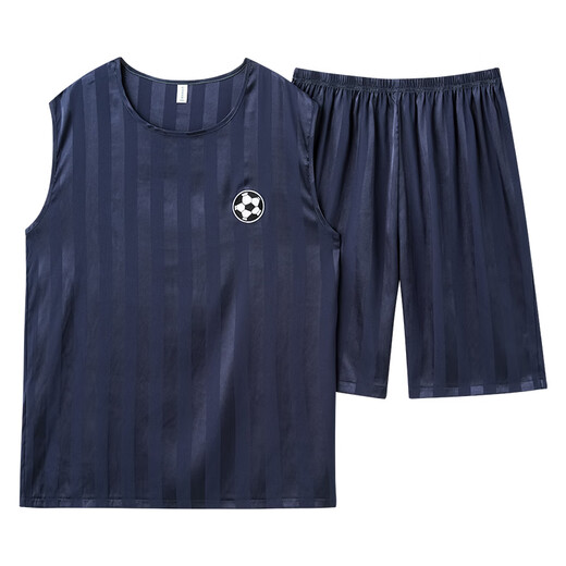 Muji com Mujis gleichen großgröße Pyjamas für Männerweste ärmellose 2025 NEUER SOMME SEIM SIMM COOL Dünnstil mit mittlerem Grün [ICE SILDE HELEVELESSOSE-Anzug] Q9905 m Männer [85-100jin [Jin gleich 0,5 kg]]]