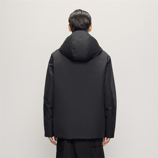 Gao Fan und Tian Xuning gleichen Stil Light Shell Black Gold Gänsedaunenjacke 5.0 Herren Daunenjacke 2025 neuer Stil Schwarz XL