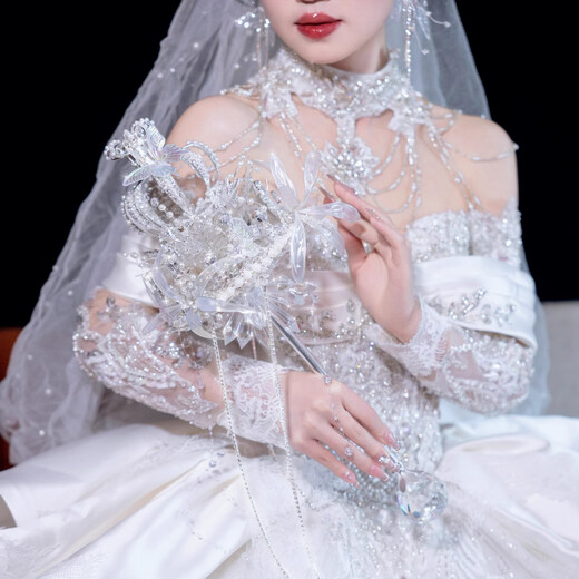 Cup Horse Handd Flower Bride Wedding Crown Sceptre Fini