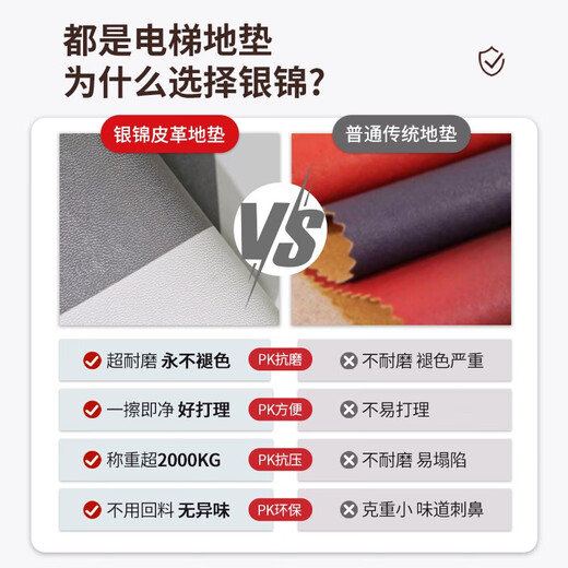 三栖虎电梯轿厢地板专用地垫高端皮革地毯商用酒店防滑垫子仿大理石 星宿-14957 1件数 定制款联系客服-皮革70元/