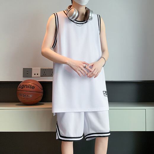 Traje de baloncesto Summer Men Summer de alta gama de alta gama de gama rápida Jersey Jersey Uniforme Sports Entrenador Estudiantador Equipo de competencia UNIFORTE 9902 Negro S [70Jin [Jin equivale a 0.5 kg] -80Jin [Jin equivale a 0.5 kg] Tamaño promedio