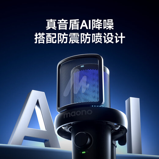 Flash Microphone Computer Wireless Radio Microphone Game Live Singing Karaoke Recording Noise Reduction AI Voice Changing Mobile Phone Microphone Desktop Microphone Horcus Same Style Flash DM40 DM40Pro Black-Dual Bracket Delivered (Same Style as Horcus)