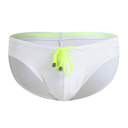 Ripa briefs men's swimming trunks quick-drying European and American lace-up swimming trunks cross-border beach swimming trunks underwear wholesale black XL