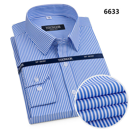 CEO Yageo Yageo Long Sleeve Shirt for Men and Women The same professional long-sleeved formal shirt without ironing temperament work clothes Long Sleeve 6629 39