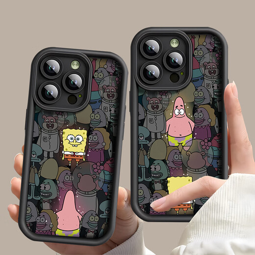 Das Handy-Hülle des Shopkeeper-Ehepaares Jedes Modell kreativer niedlicher Apple Huawei Vivo Xiaomi Crayon Shin-Chin-Chef Kulomibaku Bild links
