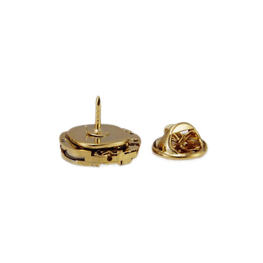 Cijia Light Luxury Herrenanzug Brosche Hochzeitszubehör Watch Core Gold/Silber Gold Platted Nadelanzug Brosche verleih