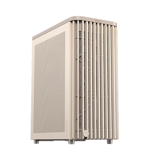 ASUS ProArt Creative Country PA401 Oatmeal White MESH Edition Chassis Wood Art Front Air Grille/Tool-Free Disassembly/Power Button Lock