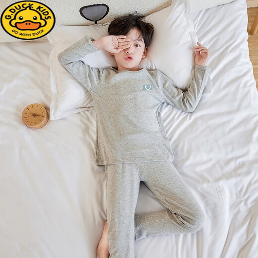 G.Duckkids Детская осенняя одежда и осенние брюки хлопковое тепловое нижнее белье для мальчиков A-класса Pure Cotton Hetton осенняя и зимняя детская детская одежда Маленькая и средняя детская хлопковая свитер.