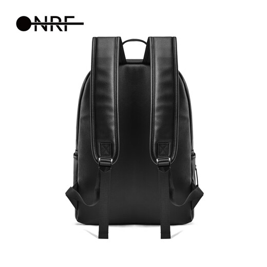 ONRF-Rucksack für Männer große Kapazität modische vielseitige Schulbeutel-Rucksack für Frauen Reisen lässig Computertasche Leder High-End Black_f1049