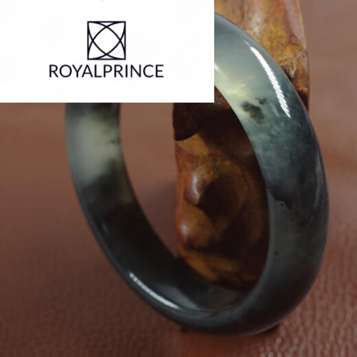 Royalprince Quality Xiuyu Bracelet Bracelet Bracelet Plat Encre Fleur flottante et eau Xiuyu Bracelet Jade Bracelet Bracelet Plat Boucle N15863MM