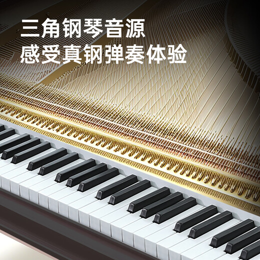 Beidochen 88 heavy hammer key electric piano for adult children beginner electronic piano home professional level 10 electronic piano [Black] + 88 Strength key 3 pedals + official standard