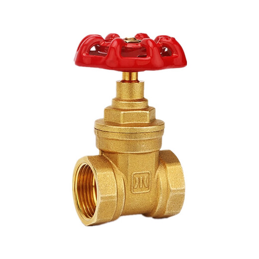 Ningbo Jackron brass threaded gate valve tap water pipe meter front switch valve DN15DN5 6 points DN20 1.5 inch DN40