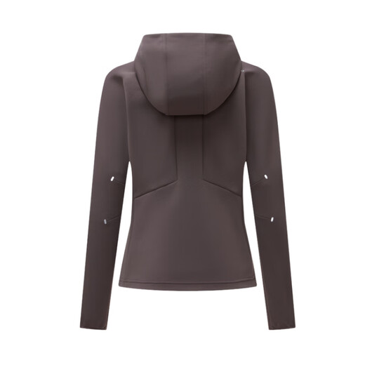 迪桑特（DESCENTE）WOMENSRUNNING系列AERODRY舒适运动连帽长袖夹克外套女款 BK-BLACK S