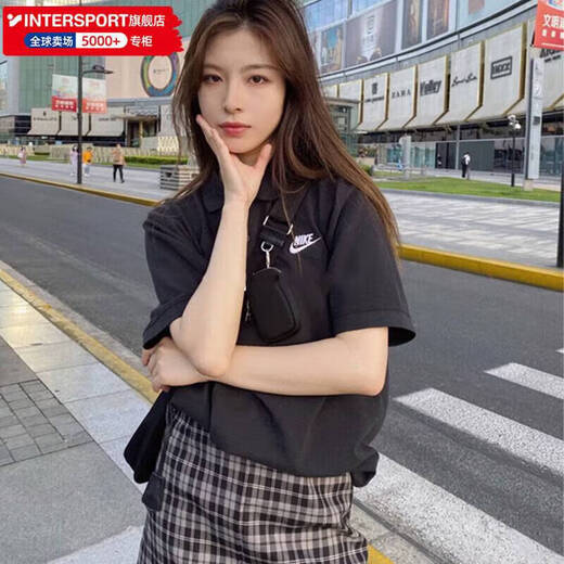 耐克（NIKE）t恤女装 2025夏季新款运动服情侣休闲服翻领全棉透气Polo衫男短袖 FN3895-010/偏大/晒图退5【元】 S (165/84A)
