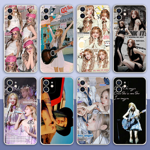 The craftsman chooses Song Yuqi peripheral mobile phone case (G) I-DLE for vivox90 Honor Redmi Apple customized Huawei OPPO Xiaomi straight edge white-Song Yuqi FE9793 Xiaomi Redmi series-model sent to customer service for notes