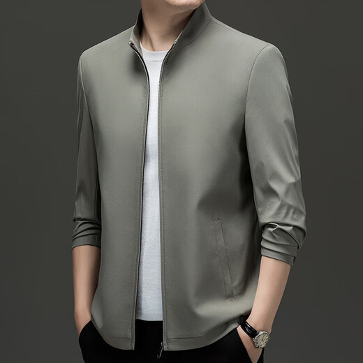 DVHNMK Brand Herrenjacke Herren Frühlings- und Herbst-New Style Business Casual High-End-Ständer Collar Executive Jacket Jacket Navy [Spot Quick Delivery] M 170 [Empfohlen 100-125 Jin [Jin ist gleich 0,5 kg]]
