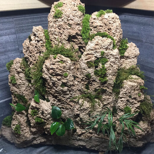 Absorbent stone raw stone wool on water stone natural rockery bonsai rockery stone landscaping stone micro landscape ornaments with stone absorbent stone raw stone 40-55CM 80Jin Jin is equal to 0.5 kg