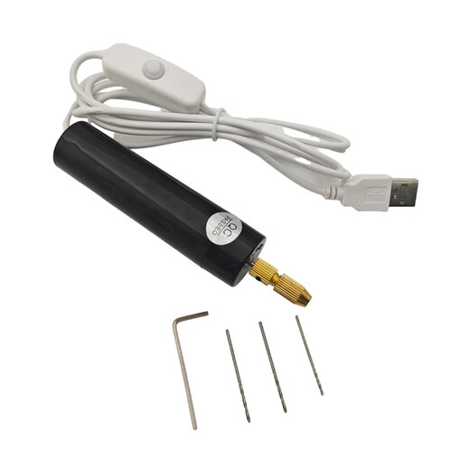 Yonghuan Crystal Drop DIY Mini Electric Drill Fert Portable Electric USB Small Electric Perter Perle Machine de broyage de forage fait à la main