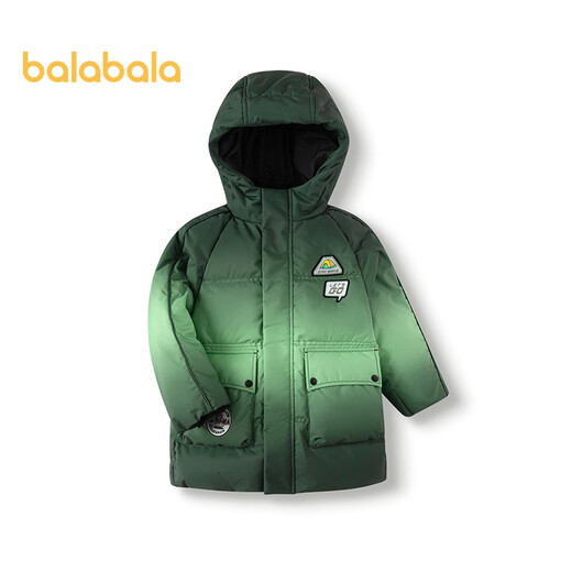 Balabala children's clothing boys' down jacket thickened warm jacket winter clothing trend 201424107106