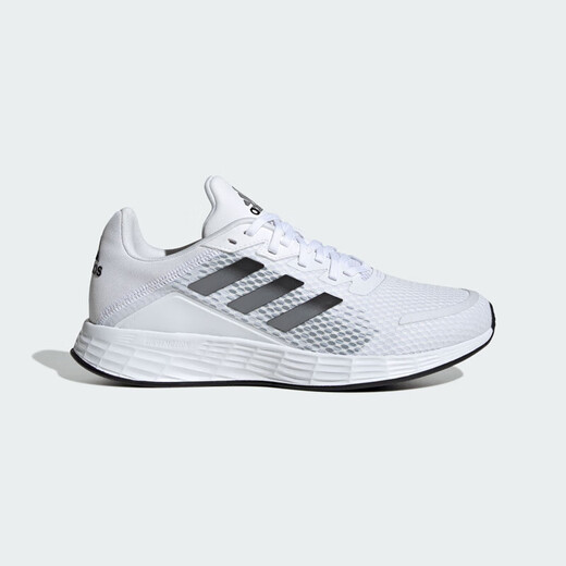 ADIDAS Running Shoes Shoes para hombres 2025 Summer Nuevo shock-absorbing y transpirable zapatos deportivos Mesh liviano zapatos casuales negros JQ9715 White 44 (270 mm)