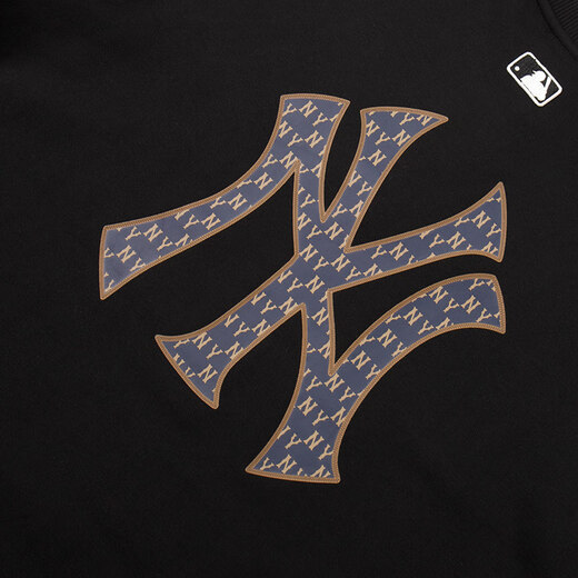 MLB Oficial de sudadera antigua Sweinshirt Summer New Loose Sportswear Sportswear Top Chaqueta Top de manga larga Top Black-50bks/Picture Main Series/Hair XS Peso 80-100Jin [Jin equivale a 0.5 kg]