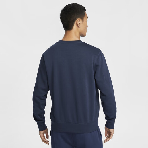 Nike (NIKE) official men's french trotter top round neck sweatshirt embroidered soft FUTURA comfortable FN3889 451 obsidian/white XL