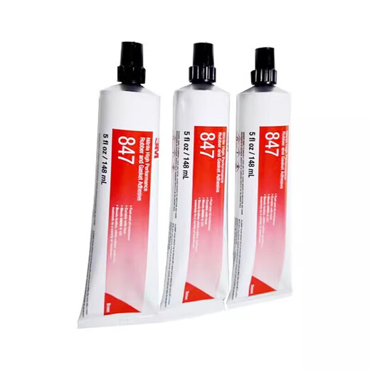 3m847 Klebstoff wasserdichtes ölresistentes Nitril-Gummi-Dichtung Kraftstoffrohrkleber Wärme Härte Sofort trocken trockener Trocknungskleber 1501