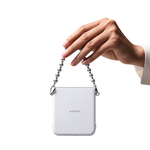 小米（MI）Xiaomi MIX Flip 2 手机壳时尚挂链套装-冷烟紫