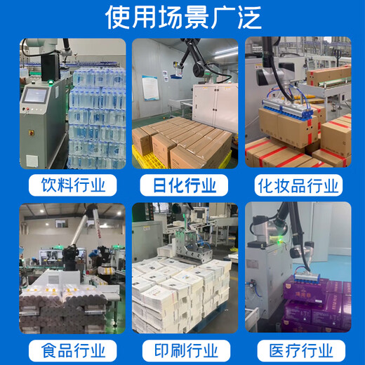 Pinwuyou Portable Collaborative Palletizing Robot Mechanical Arm 30KG Palletizer Warehousing Logistics Warehouse Industrial Robot Reservation Deposit