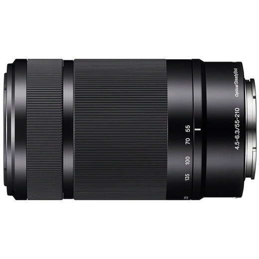 Sony (SONY) E 55-210mm APS-C format telephoto large zoom mirrorless camera lens black E-mount SEL55210
