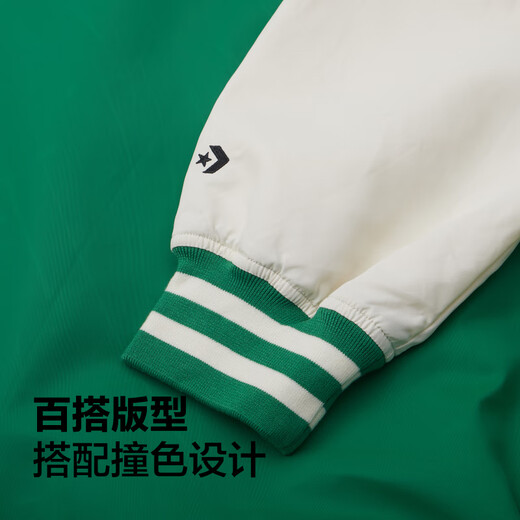 匡威（Converse）匡威 春日外套男女同款学院风棒球服夹克 10026912-A02 2XL