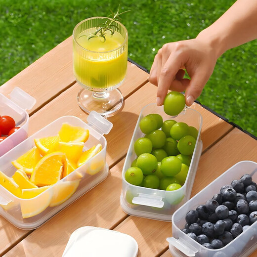 Jianxia spice storage box seasoning box multi-functional kitchen household octagonal aniseed seasoning storage box sealed storage box five layers and one lid (550ml per layer)