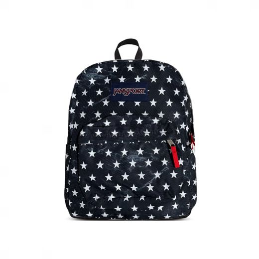 JANSPORT Jasper backpack male college student school bag female casual lightweight waterproof campus travel backpack trend star 43*33*21 26 liters