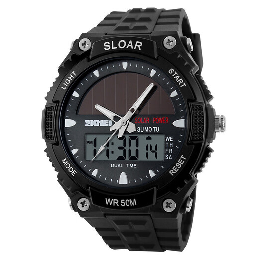 Shishimei (Skmei) Reloj solar para hombres Relojes electrónicos impermeables al aire libre reloj para hombres relojes para niños 1049 rojo