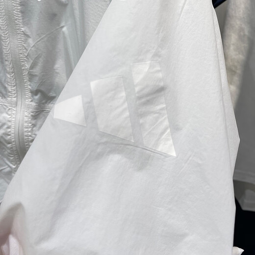 
Adidas jacket women's 2025 summer new sportswear woven breathable skin jacket hooded jacket JP0464 JP0464 white UPF50+ L
